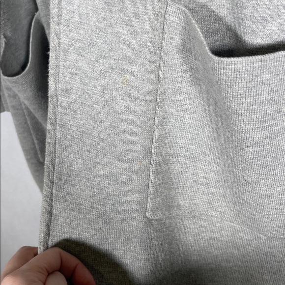 J CREW WOMENS SOPHIE OPEN FRONT CARDIGAN SWEATER MEDIUM WOOL GRAY - Picture 5 of 8